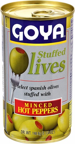 Goya  Olives Stuffed with Hot Pepeprs  5 1/4 oz